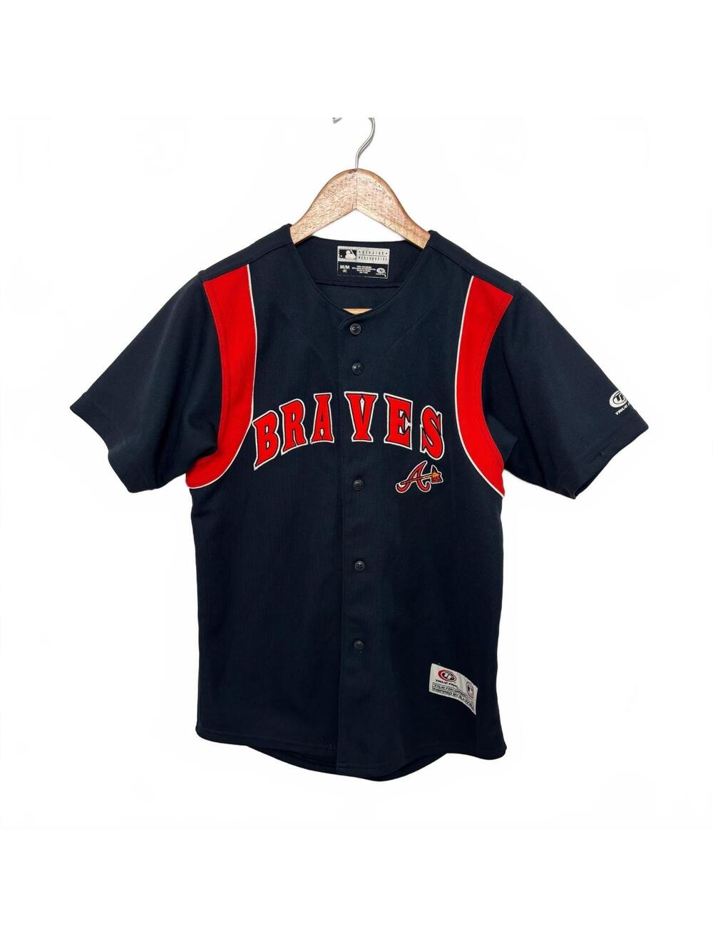 Vintage Embroiered Braves Majestic Jersey